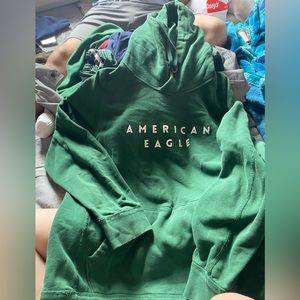 American eagle green hoodie
